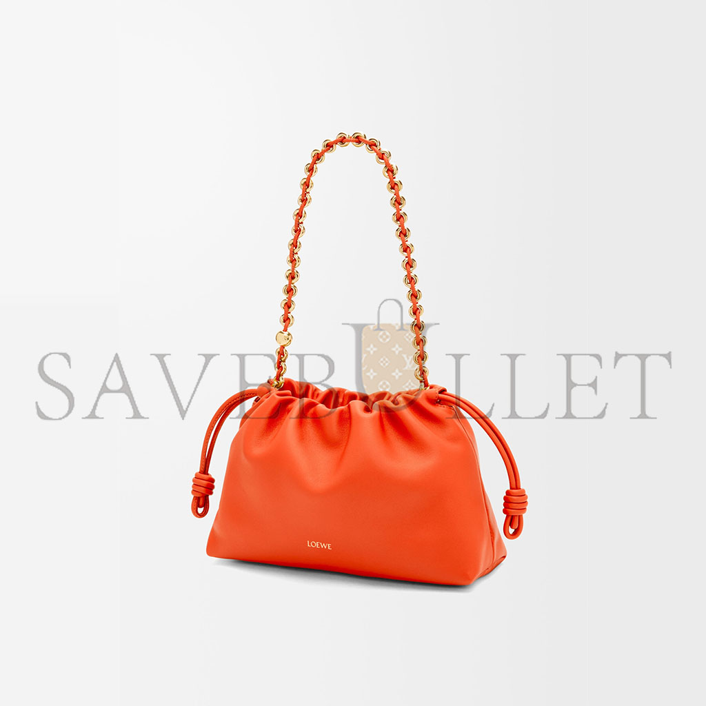 LOEWE MEDIUM FLAMENCO PURSE IN MELLOW NAPPA LAMBSKIN 0011180825 (30*20*10.5cm)